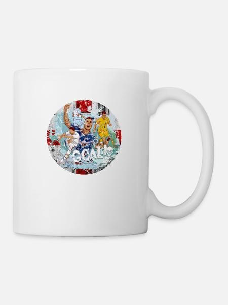 England London Vereinigtes Königreich Reisen Großbritannien Flagge - Tasse - Weiß