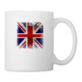 Angleterre Londres Royaume-Uni Voyage Grande-Bretagne Drapeau - Mug blanc - blanc - Droite