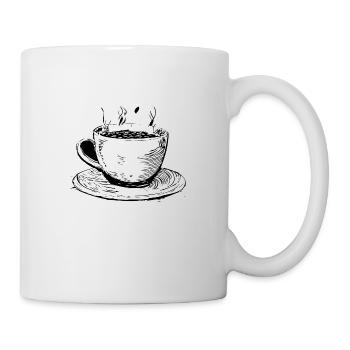 Tasse Kaffee-Untertasse 1 - Tasse - Weiß - Rechts