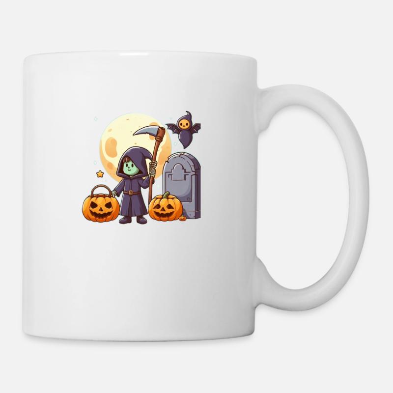 Halloween-Monster - Tasse - Weiß