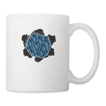bitcoin lover present family trip jokes fun - Tasse - Weiß - Rechts