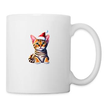 Bengal Cat Kitten Christmas Bengal Kitten - Mug - white - Right
