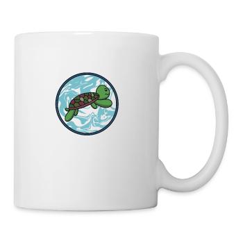 Tortue - Mug blanc - blanc - Droite