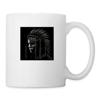 Indianer Stammesführer Schamane Ureinwohner - Tasse - Weiß - Rechts