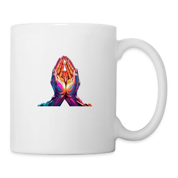 Pray to Heaven - Tasse - Weiß - Rechts
