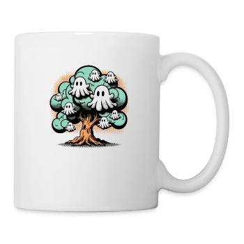 Retro Ghost Tree T-Shirt - Mug - white - Right