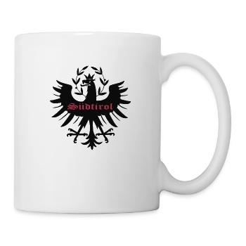 Aigle du Tyrol du Sud - Loyauté envers la terre, Aigle royal - Mug blanc - blanc - Droite