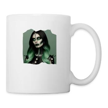 Witch Fear Terrifying Nightmare Ghostly Satan - Mug - white - Right