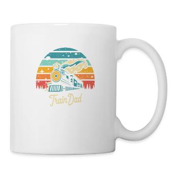 Train Dad - Tasse - Weiß - Rechts