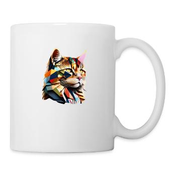 Propriétaire de chat Tomcat Maine Coon Cat Chaton Chaton - Mug blanc - blanc - Droite