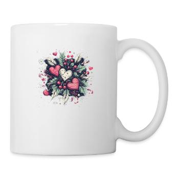 Kiss Me - Tasse - Weiß - Rechts