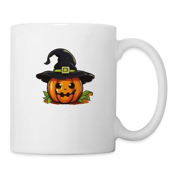 citrouille - Mug blanc - blanc - Droite