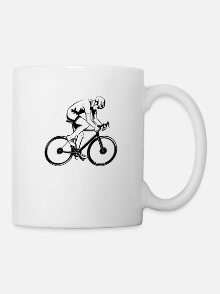 Cycliste - Mug blanc - blanc