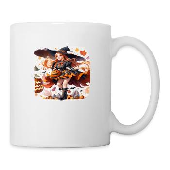 Sorcière Citrouille Spooky Spooky Gruesome - Mug blanc - blanc - Droite