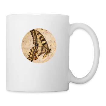 Schmetterling - Tasse - Weiß - Rechts