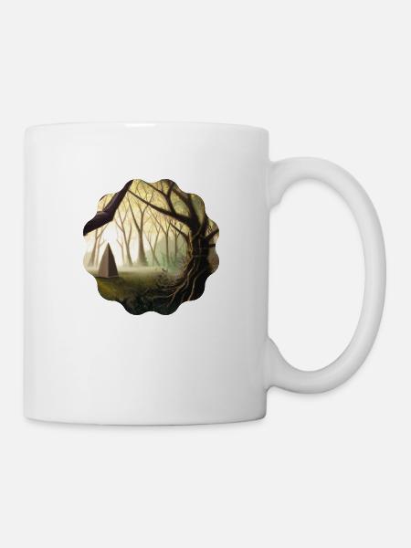 Pyramide - Tasse - Weiß