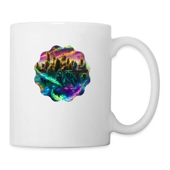 Landschaft - Tasse - Weiß - Rechts