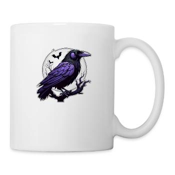 Halloween - Hard Rock - Rabe - Tasse - Weiß - Rechts