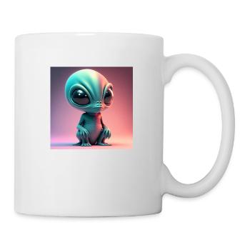 Happy Halloween cute monster tongue out scary funn - Mug - white - Right