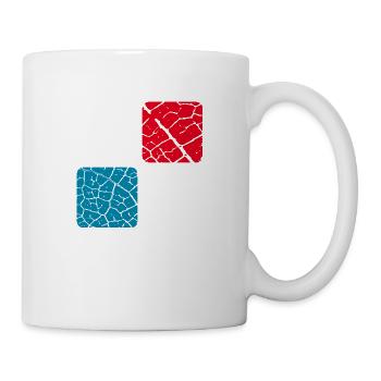 Minimal square design - Mug - white - Right