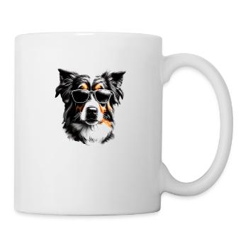 Dog Australian Shepherd Dog Owner Dogs - Mug - white - Right