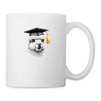 Bachelor Alpaca School Graduation Graduate - Mug - white - Right