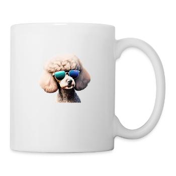 Pudel Hundeliebe Hundehalter Pudelwelpe Hundewelpe - Tasse - Weiß - Rechts