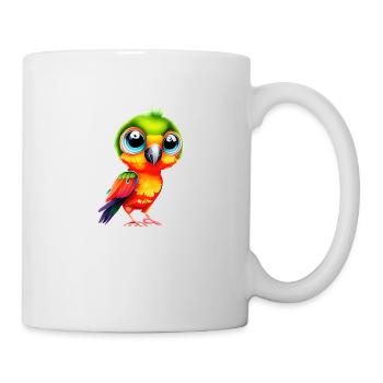 Propriétaire d’oiseau perruche oiseau calopsitte calopsitte - Mug blanc - blanc - Droite