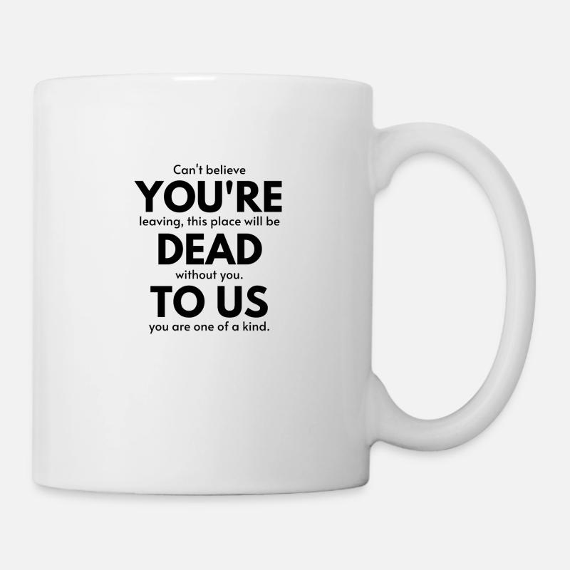 Kollege verabschiedet sich - Tasse - Weiß