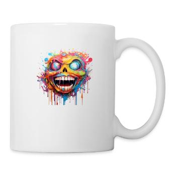 Crazy Skull - Mug - white - Right