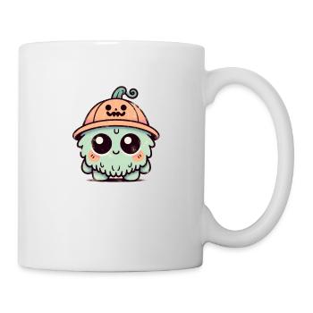 Joyeux monstre d’Halloween - Mug blanc - blanc - Droite