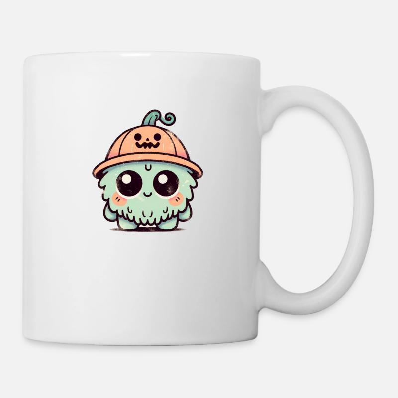 Joyeux monstre d’Halloween - Mug blanc - blanc