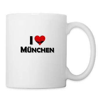 Das München T-Shirt - I Love München - Tasse - Weiß - Rechts