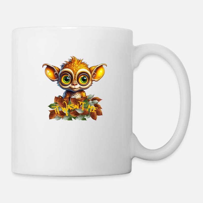 Ce n'était pas moi, un gremlin super mignon - Mug blanc - blanc