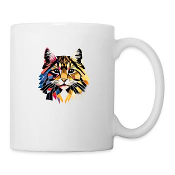Cat Maine Coon Male Cat Kitten Cat Owner - Mug - white - Right