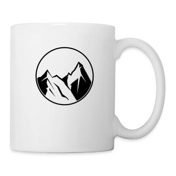 mountains - Mug - white - Right