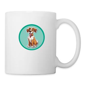 Dog Cartoon 1 - Mug - white - Right