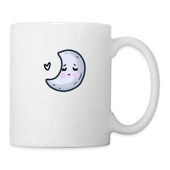 Der Mond schläft ein - Tasse - Weiß - Rechts