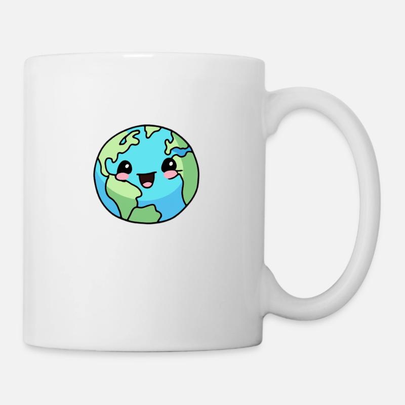 Unsere glückliche Mutter Erde! - Tasse - Weiß