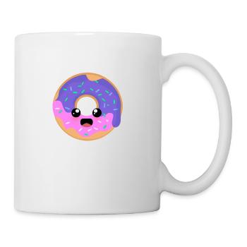 Beau beignet heureux ! - Mug blanc - blanc - Droite