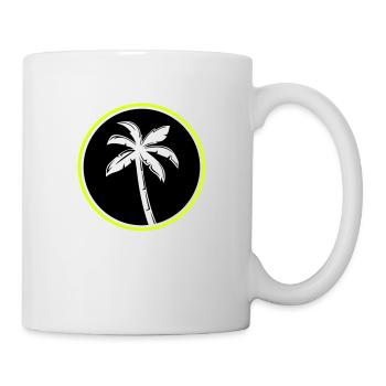 palme - Tasse - Weiß - Rechts
