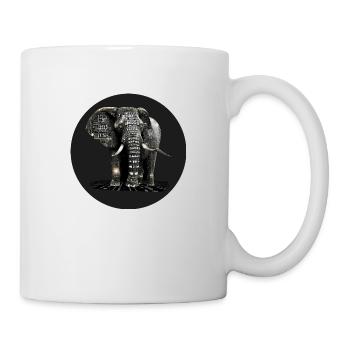 Art Elephant Gift Wildlife Fans Safari - Mug - white - Right