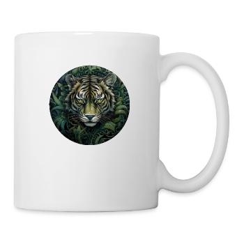 Tiger in the Jungle Gift Big Cat Wild Animal - Mug - white - Right