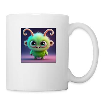Happy Halloween niedliches Monster gruselig lustig gruselig - Tasse - Weiß - Rechts