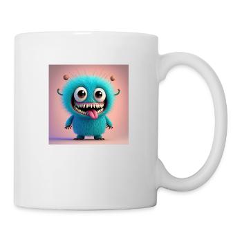 Happy Halloween niedliches Monster gruselig lustig gruselig - Tasse - Weiß - Rechts