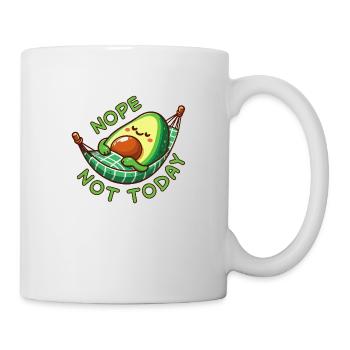 Nope Not Today Cadeau de mocassins à l’avocat - Mug blanc - blanc - Droite