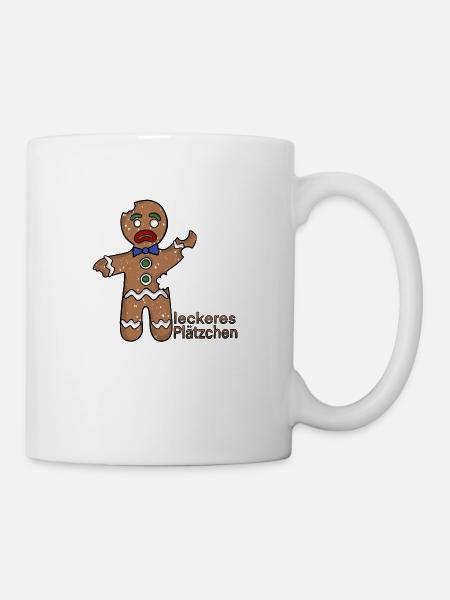 leckeres Plätzchen - Tasse - Weiß