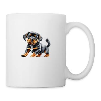 Rottweiler Dog Rottweiler Puppy Dogs Dog Puppy - Mug - white - Right