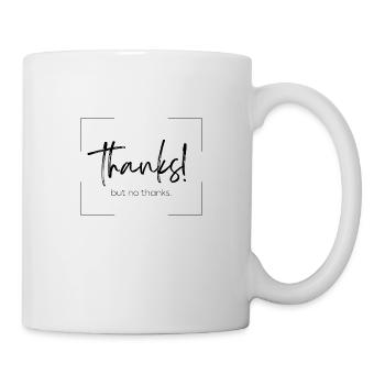 01 Design thanks - Tasse - Weiß - Rechts