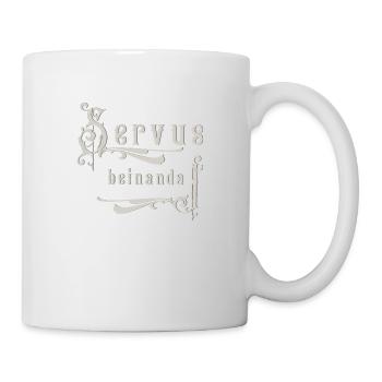 Servus beinanda - Tasse - Weiß - Rechts